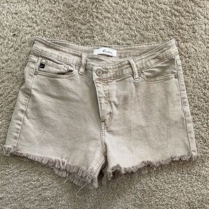 KanCan Tan Jean Shorts for Women